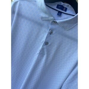 Stitch Golf Polo Shirt Mens Size Large  Performance Logo Stretch Geometric Print